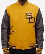 San Diego Padres Logo Varsity Jacket