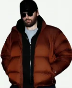 Scott Disick Brown Puffer Jacket