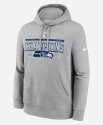 Seahawks 2026 NFC Championship Trophy Pullover Hoodie
