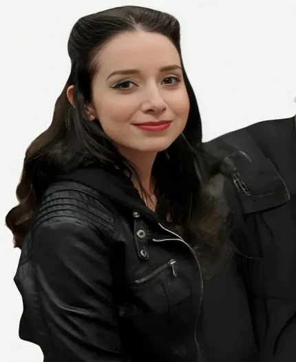 Serena Kashmir Amityville Apt 2023 Black Punky Leather Jacket