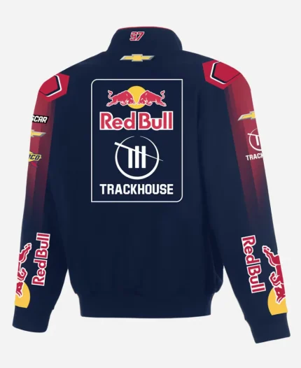 Shane van Gisbergen  2026 Trackhouse Red Bull Navy Full-Snap Racing Jacket