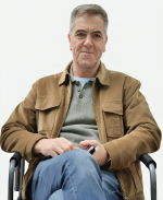 Simon Greene Run Away 2026 James Nesbitt Brown Corduroy Jacket