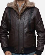 Spiderman Homecoming Vulture Brown Leather Jacket