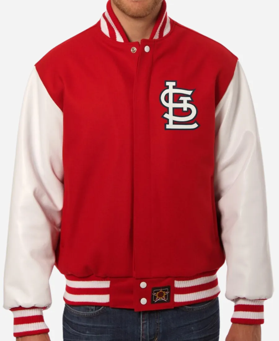 St. Louis Cardinals Two-Tone Wool Varsity Jacket St. Louis Cardinals Two-Tone Wool Varsity Jacket