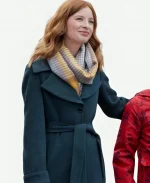 Stacey Farber A Season for Family Maddy Green Wool Coat