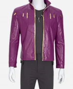 Star Lord What If 2021 Leather Jacket - Purple