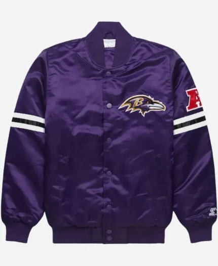 Starter Baltimore Ravens Bomber Jacket