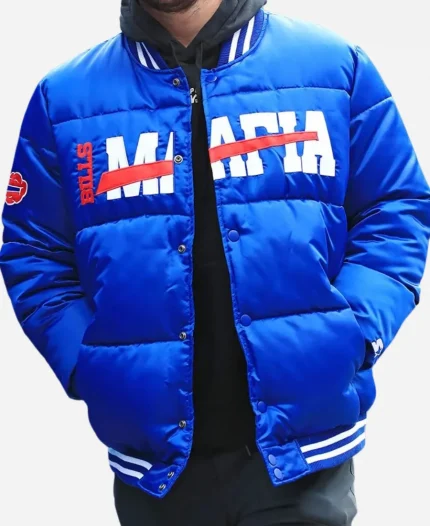 Starter Bills Mafia Blue Puffer Jacket