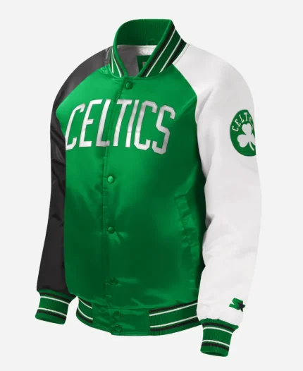 Starter Boston Celtics Raglan Varsity Jacket