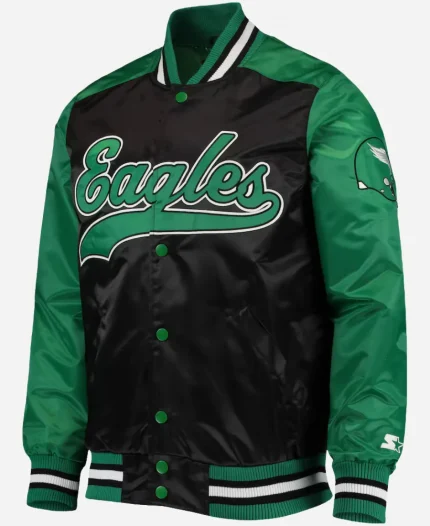 Starter Eagles Tradition Full-Snap Jacket
