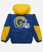 Starter Los Angeles Rams Yellow & Blue Pullover Hooded Jacket