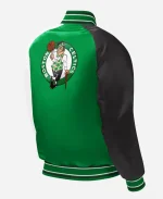 Starter Youth Boston Celtics Kelly Green Raglan Varsity Jacket