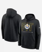Steelers Busted Play Club Fleece Hoodie - Black