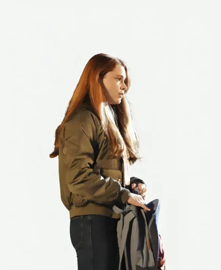 Stella Walker Violet BrinViolet Brinson Walker 2021 Stella Walker Green Bomber Jacketson Walker 2021 Green Bomber Jacket
