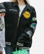 Stoney Clover Lane X ’47 2026 Super Bowl LIX Black Jacket