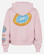 Stoney Clover Lane X '47 Foundation Pink Crop Hoodie