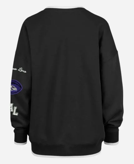 Stoney Clover Lane x '47 Baltimore Ravens Black Sweatshirt