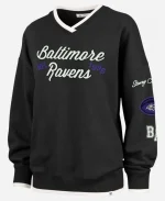 Stoney Clover Lane x '47 Baltimore Ravens V-Neck Sweatshirt