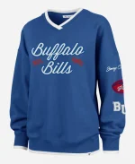 Stoney Clover Lane x '47 Buffalo Bills V-Neck Sweatshirt