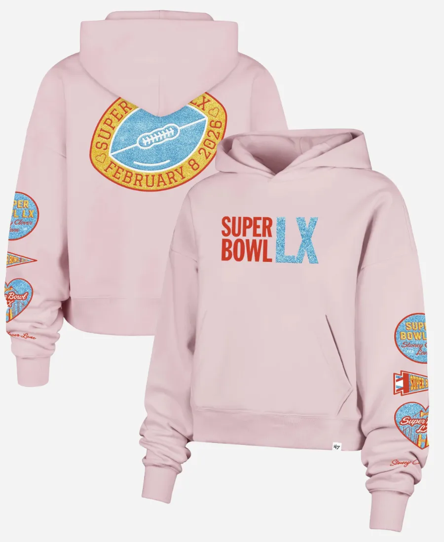 Stoney Clover Lane x '47 Foundation Crop Hoodie Stoney Clover Lane x '47 Foundation Crop Hoodie