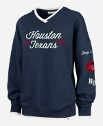 Stoney Clover Lane x '47 Houston Texans V-Neck Sweatshirt