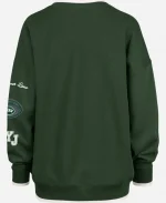 Stoney Clover Lane x '47 New York Jets Green Oversized V-Neck Sweatshirt
