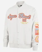 Stoney Clover Lane x '47 Super Bowl LX Twill Bomber Jacket