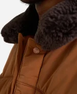 Stranger Things Jim Hopper Brown Puffer Jacket