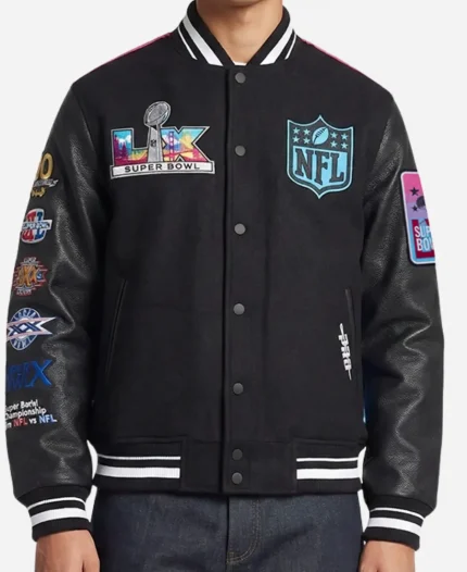 Super Bowl LX 2026 Varsity Jacket