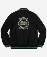 Supreme LACOSTE Wool Varsity Jacket - Black