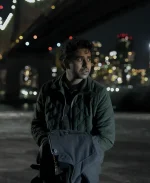 Suraj Sharma Tv Series The Night Agent S03 Green Quilted Jacket