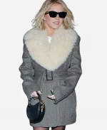 Sydney Sweeney NYC Fur Coat