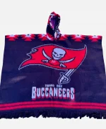 Tampa Bay Buccaneers Wool Hooded Poncho - For Sale