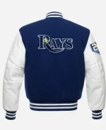 Tampa Bay Rays Royal Blue and White Varsity Jacket