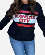 Taylor Swift The End of an Era 2025 Kansas City Black Sweatshirt
