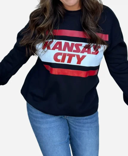 Taylor Swift The End of an Era 2025 Kansas City Black Sweatshirt