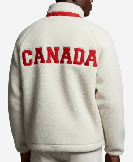 Team Canada Olympics 2026 Sherpa Jacket