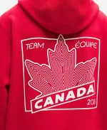 Team Canada Steady State Pullover Hoodie in Red