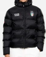Team Italy 2026 Black Down Jacket