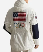 Team USA 2026 White Anorak Jacket