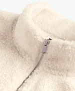 Team USA Cream Quarter-Zip Sherpa Sweatshirt