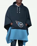 Tennessee Titans NFL Color Blocked Poncho