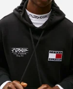 The Apex Grand Prix Relaxed Black Pullover Hoodie