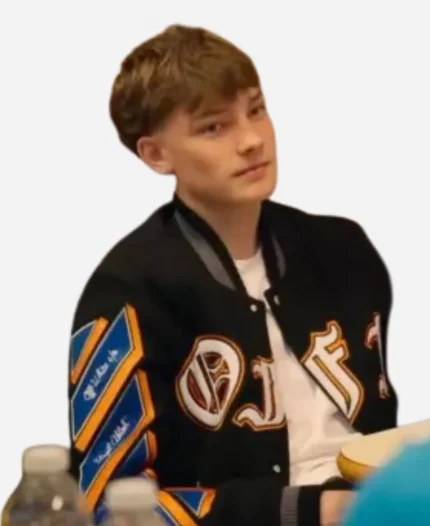 Simon Cowell The Next Act Black Varsity Jacket