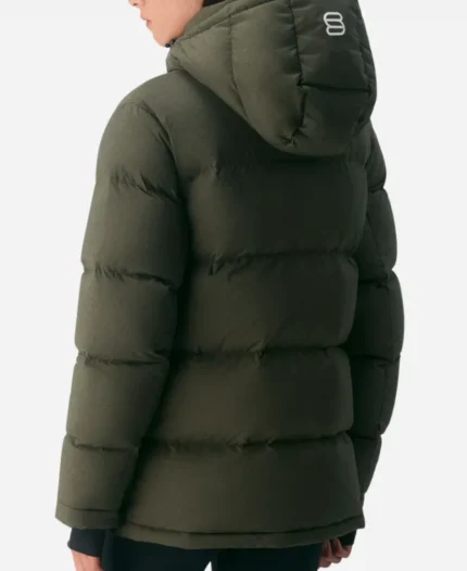 The Super Puff  Olive Green Down Puffer Jacket