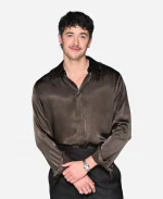 The Tonight Show Tom Blyth Brown Shirt