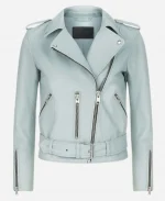 The Umbrella Academy Allison Hargreeves Grey Leather Jacket