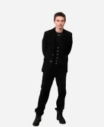 Timothée Chalame Black suit
