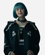 Tina Tamashiro Alice in Borderland S03 Rei Morikage Black Varsity Bomber Jacket