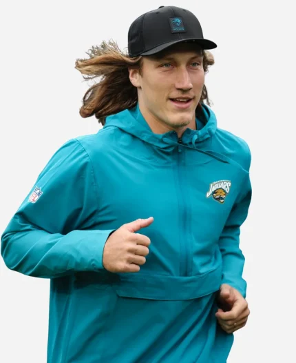 Trevor Lawrence Jaguars Sideline Anorak Hooded Jacket